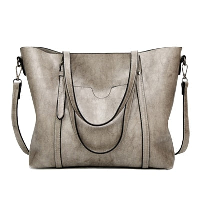 Shoulder Bags for Women Oil Wax Leather Handbag
