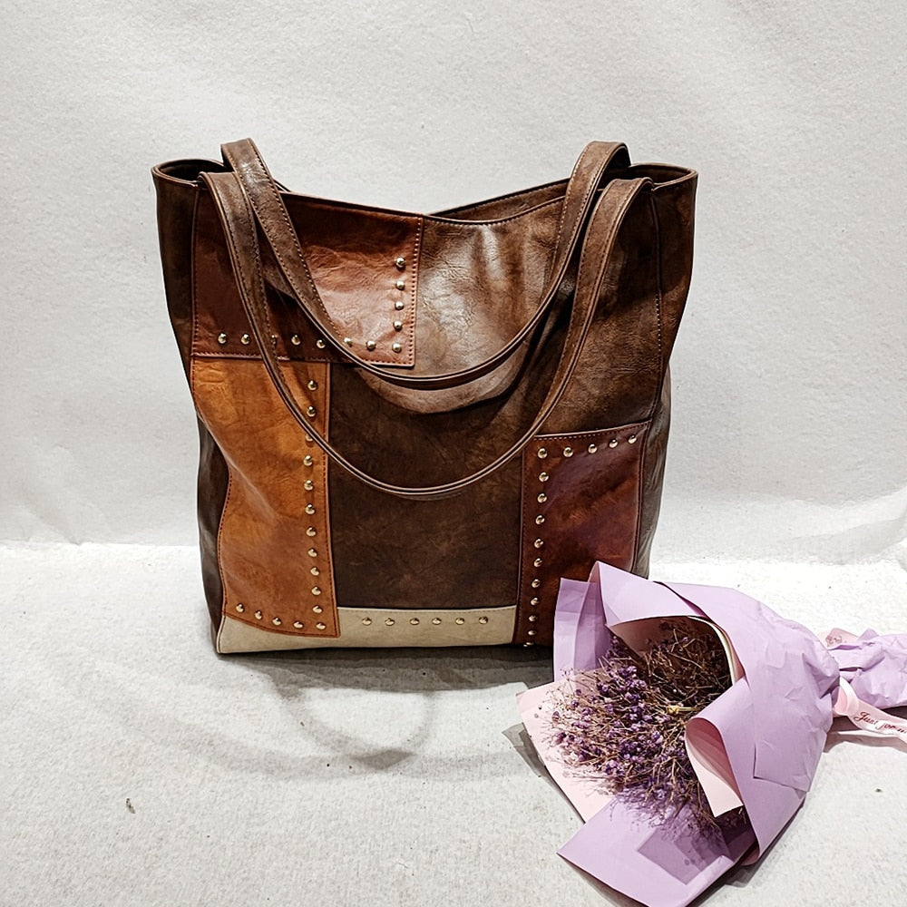 Stitching Rivet Luxury Crossbody Bag