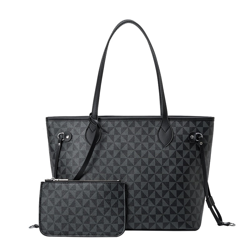 Luxury Tote Shopping Fashion Plaid Handbags