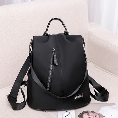 Anti-theft Backpack Waterproof Fabric Bag Large Capacity