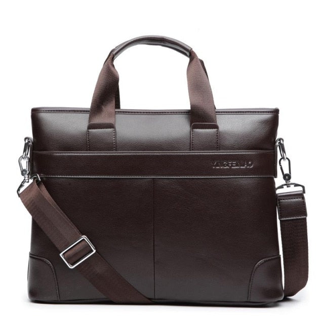 Pu Leather Men's Business Briefcase Bag