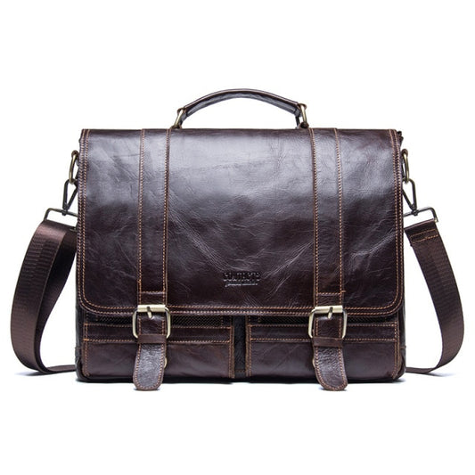 Leather Shoulder and Handbag