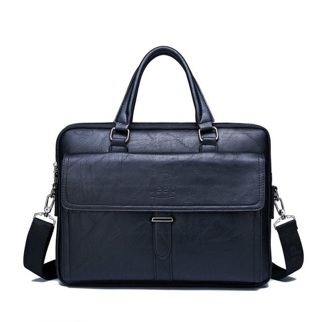 PU Leather Men's Shoulder Fashion Business Bag